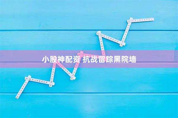 小股神配资 抗战留踪黑院墙